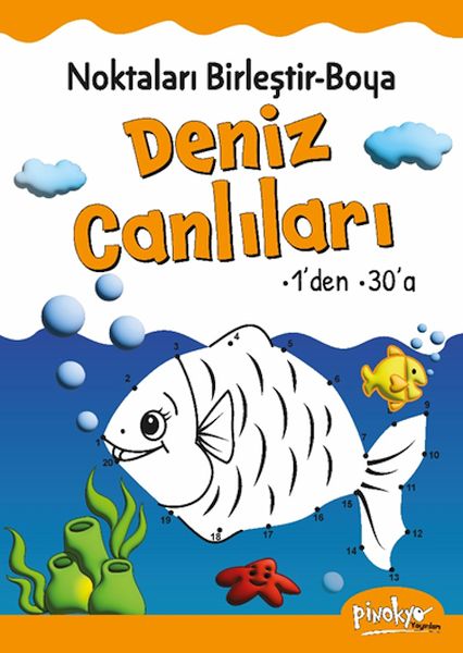 Noktaları Birleştir-Boya Deniz Canlıları-1’den 30’a Noktaları Birleştir-Boya Deniz Canlıları-1’den 30’a