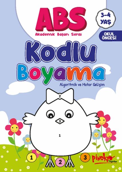 ABS 3-4 Yaş Kodlu Boyama ABS 3-4 Yaş Kodlu Boyama
