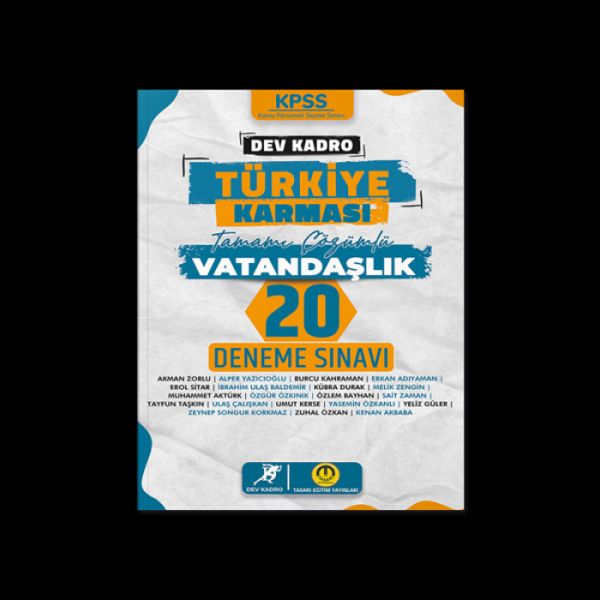 Dev kadro Vatandaşlık 20 Deneme Sınavı Dev kadro Vatandaşlık 20 Deneme Sınavı