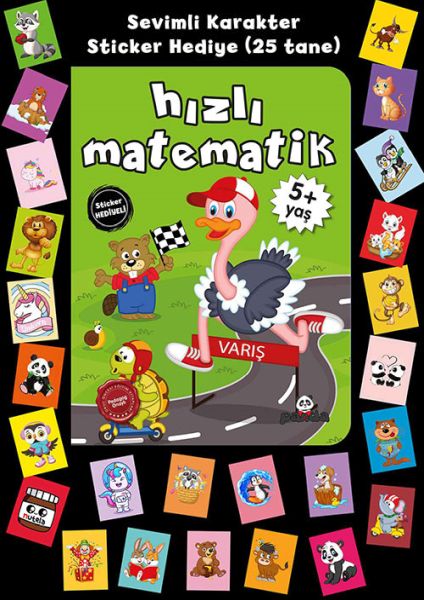 Stickerlı 5+ Yaş Hızlı Matematik Stickerlı 5+ Yaş Hızlı Matematik