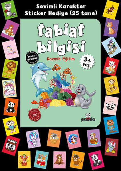 Stickerlı 3+ Yaş Tabiat Bilgisi (Kozmik Eğitim) Stickerlı 3+ Yaş Tabiat Bilgisi (Kozmik Eğitim)