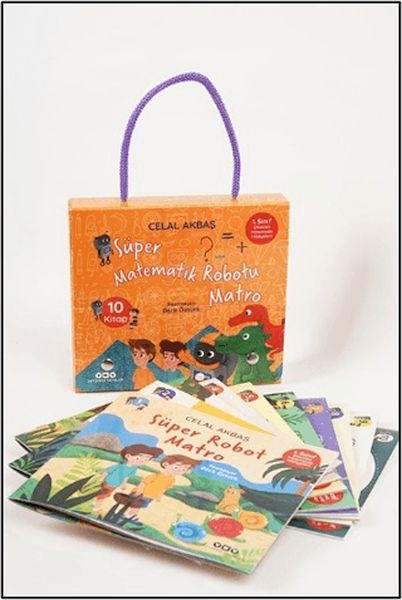 Süper Matematik Robotu Matro - 1. Sınıf Etkinlikli Matematik Hikayeleri Eğitim Seti (10 Kitap) Süper Matematik Robotu Matro - 1. Sınıf Etkinlikli Matematik Hikayeleri Eğitim Seti (10 Kitap)