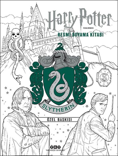 Harry Potter Filmlerinden Resmi Boyama Kitabı – Slytherin Özel Baskısı Harry Potter Filmlerinden Resmi Boyama Kitabı – Slytherin Özel Baskısı