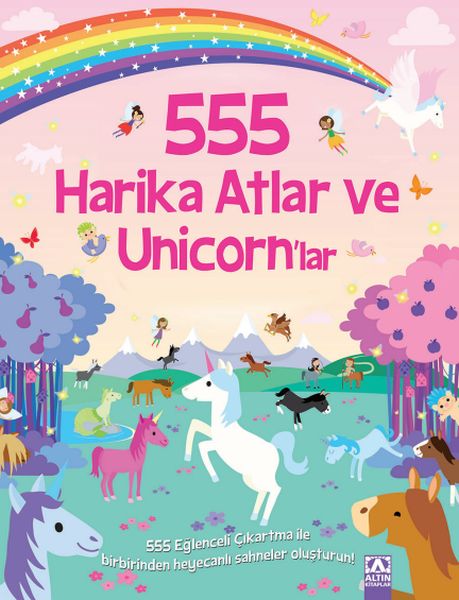 555 Eğlenceli Çıkartma - Harika Atlar ve Unicorn’lar 555 Eğlenceli Çıkartma - Harika Atlar ve Unicorn’lar
