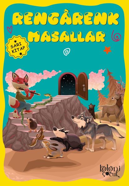 Çocuklar için Hayal ve Odak Geliştirici Rengarenk Masallar Sarı Kitap Çocuklar için Hayal ve Odak Geliştirici Rengarenk Masallar Sarı Kitap