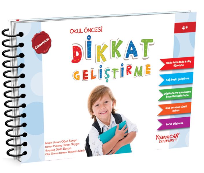 Dikkat Geliştirme 4 Yaş Kitabı Dikkat Geliştirme 4 Yaş Kitabı