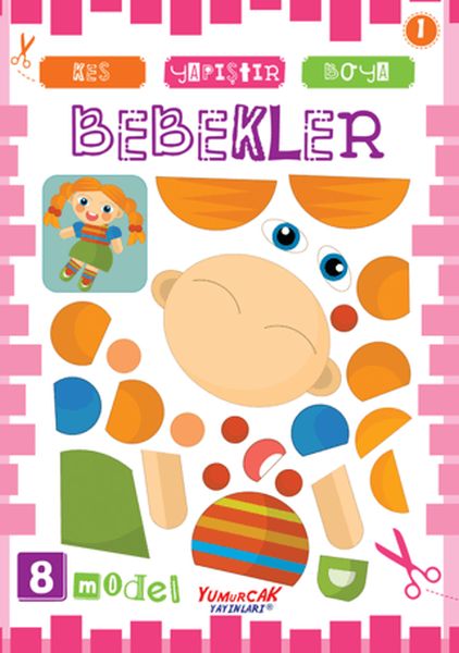 Bebekler - Kes Yapıştır Boya 1 Bebekler - Kes Yapıştır Boya 1