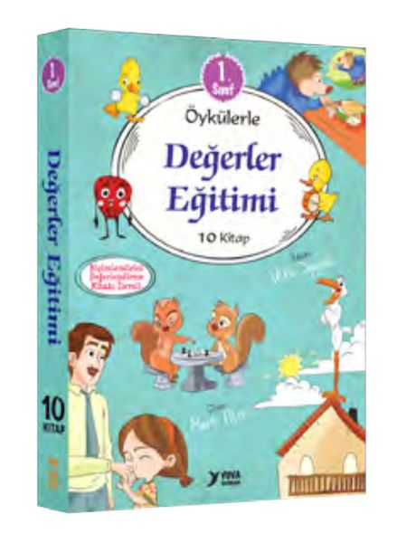 Öykülerle Değerler Eğitimi 1. Sınıflar İçin 10 Kitap Set Öykülerle Değerler Eğitimi 1. Sınıflar İçin 10 Kitap Set