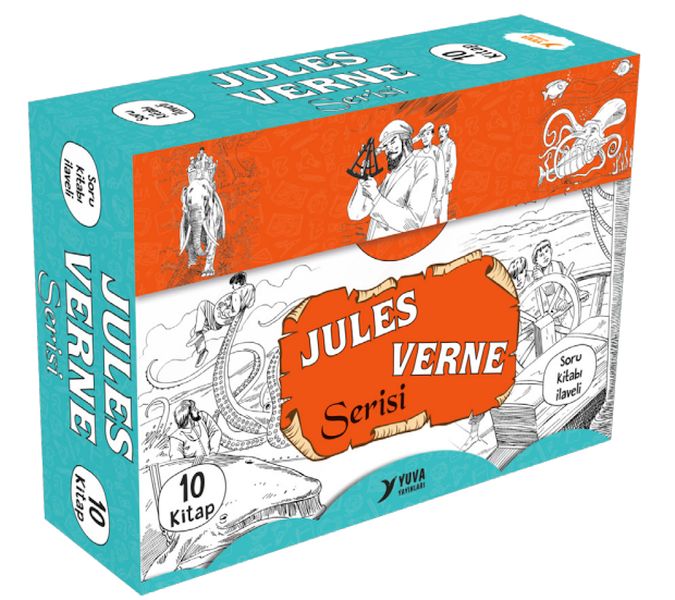 Jules Verne Serisi 4. Sınıf  (10 Kitaplık Set)