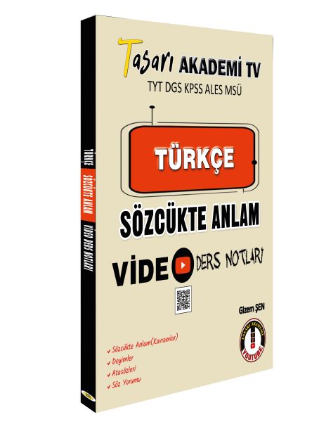 Tasarı DGS Türkçe Sözcükte Anlam Video Ders Notları Tasarı DGS Türkçe Sözcükte Anlam Video Ders Notları