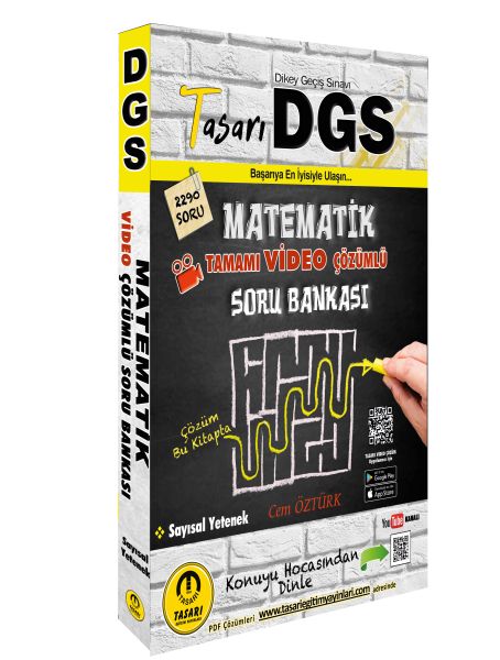 Tasarı DGS Matematik Video Çözümlü Soru Bankası Tasarı DGS Matematik Video Çözümlü Soru Bankası