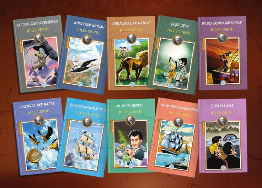 Jules Verne Serisi 10 Kitap Set Jules Verne Serisi 10 Kitap Set