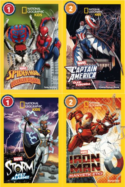 National Geographic Kids - Marvel Kahramanları ile Keşif Yolculuğu Serisi