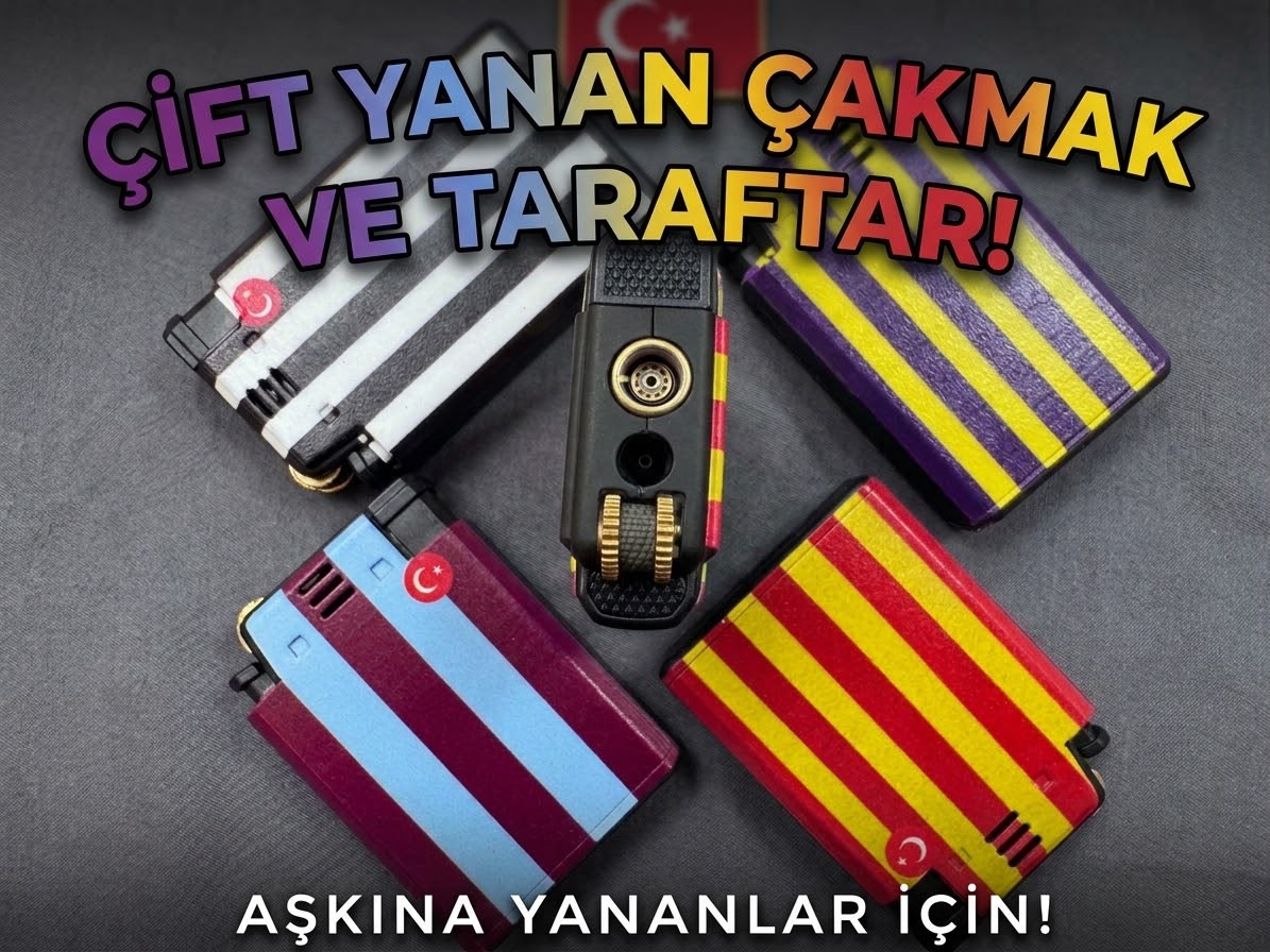 Çift Yanma Özellikli Taraftar Çakmağı - Lisinya Çift Yanma Özellikli Taraftar Çakmağı - Lisinya
