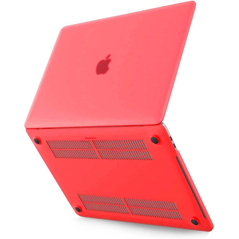 Macbook Pro 13 2021 Macbook Buzlu Kapak - Ürün Rengi : Pembe - Lisinya