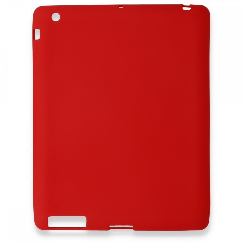 İpad 2 9.7 Kılıf Evo Tablet Silikon - Ürün Rengi : Kırmızı - Lisinya