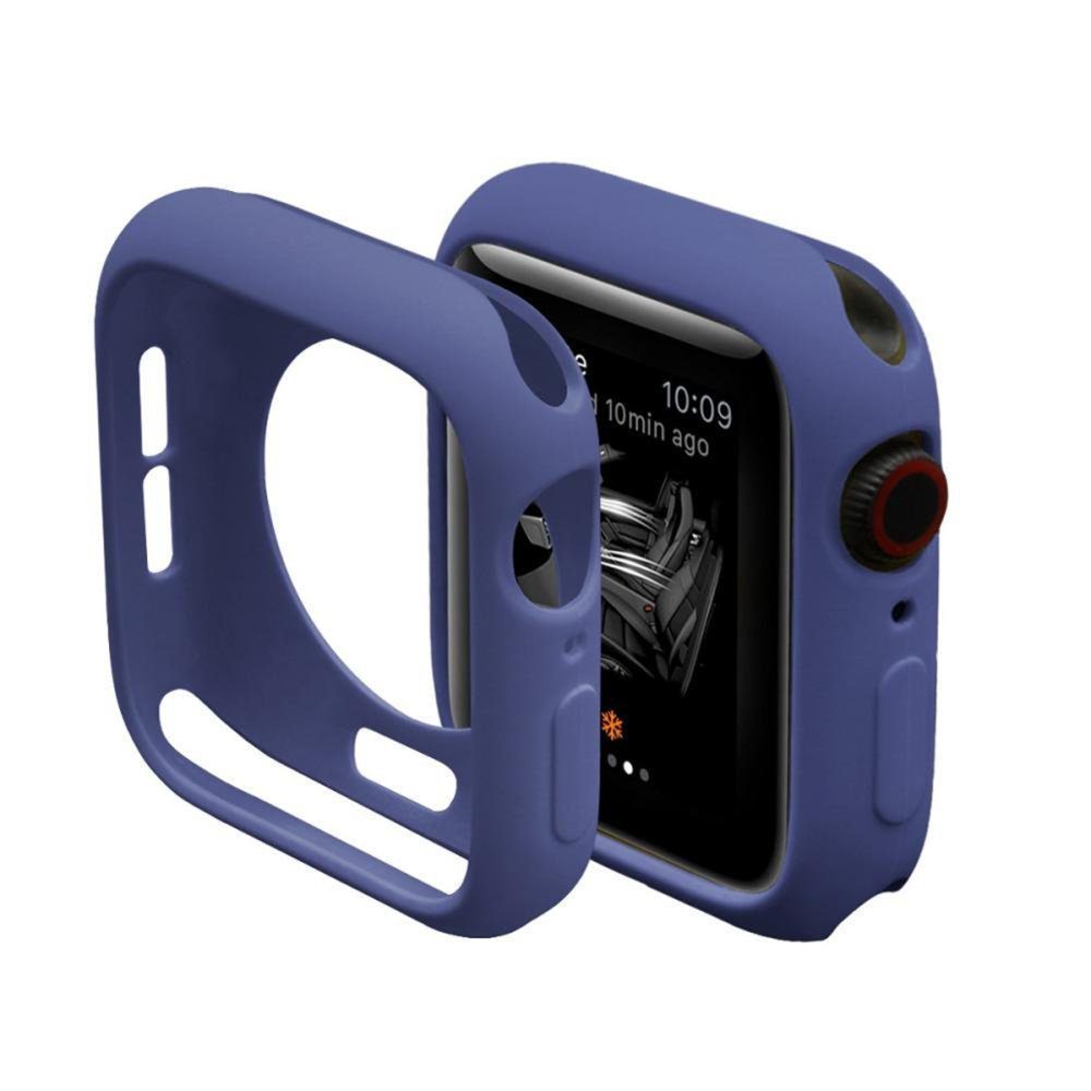 Apple Watch 38mm Silikon Alt Kasa - Ürün Rengi : Mavi - Lisinya