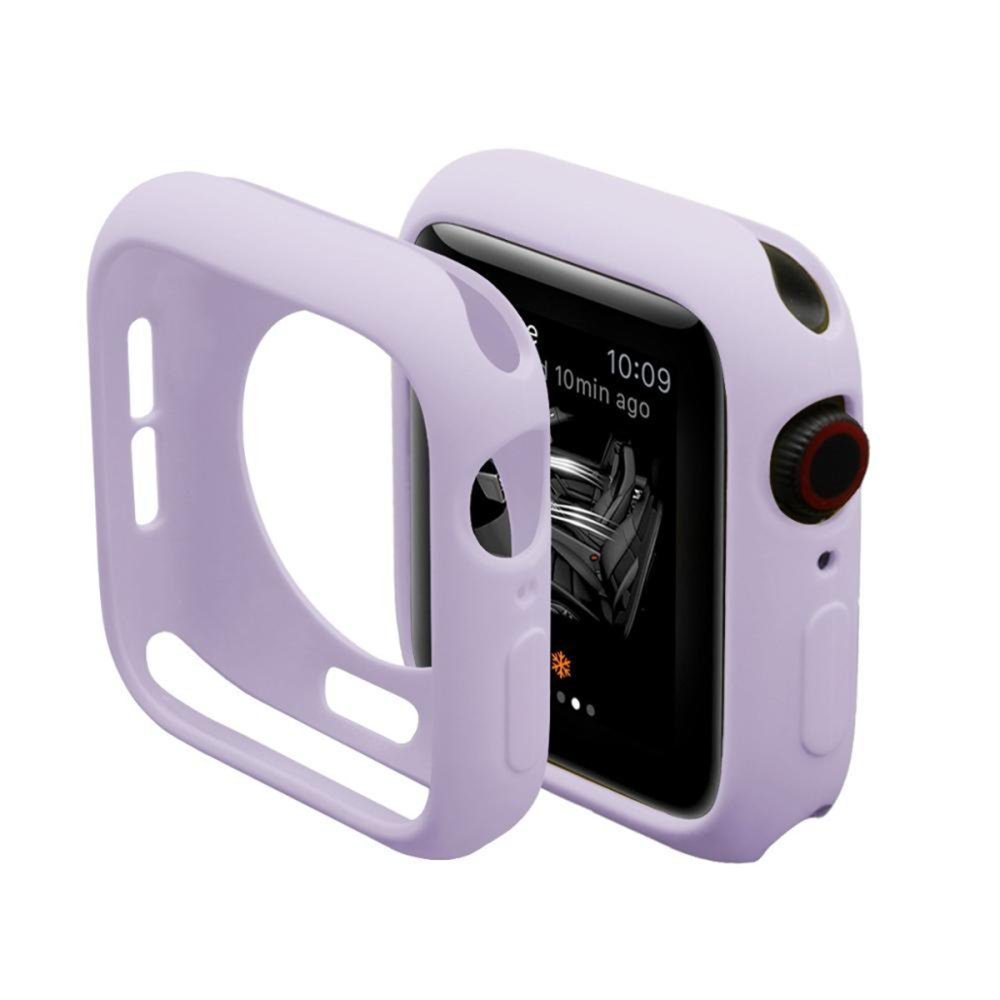 Apple Watch 38mm Silikon Alt Kasa - Ürün Rengi : Siyah - Lisinya