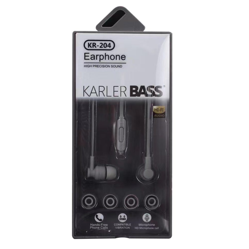 Kr-204 Kablolu Kulaklık - Ürün Rengi : Siyah - Lisinya