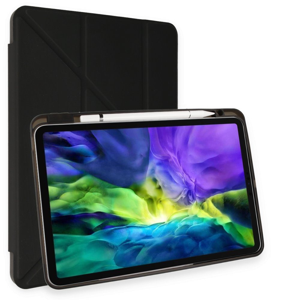İpad Air 3 10.5 Kılıf Kalemlikli Hugo Tablet Kılıfı - Ürün Rengi : Mor - Lisinya