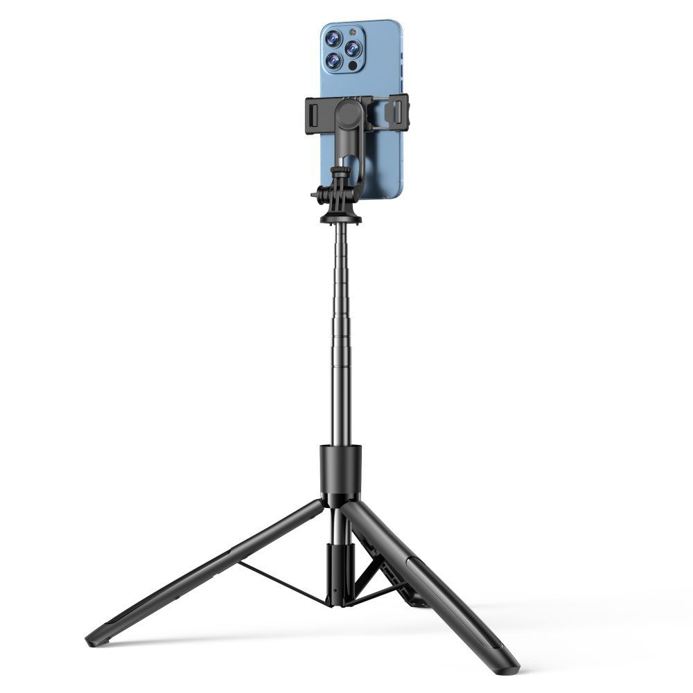 Yesido Sf13 360 Derece Bluetooth Kontrollü 158cm Selfie Çubuğu - Ürün Rengi : Siyah - Lisinya