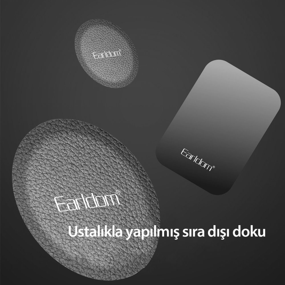 Earldom Eh131 Universal Telefon Arkası Mıknatıs - Ürün Rengi : Siyah - Lisinya