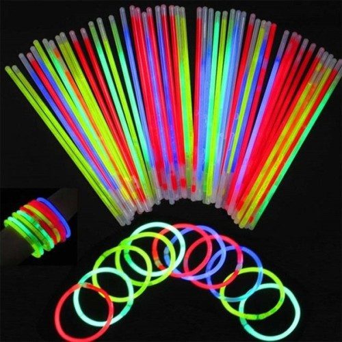 Glowstick Neon Çubuklar 50 Adet