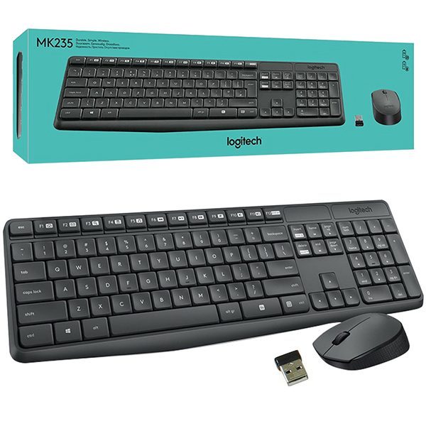 Logıtech Mk235 Kablosuz Klavye Mouse Set (4172)