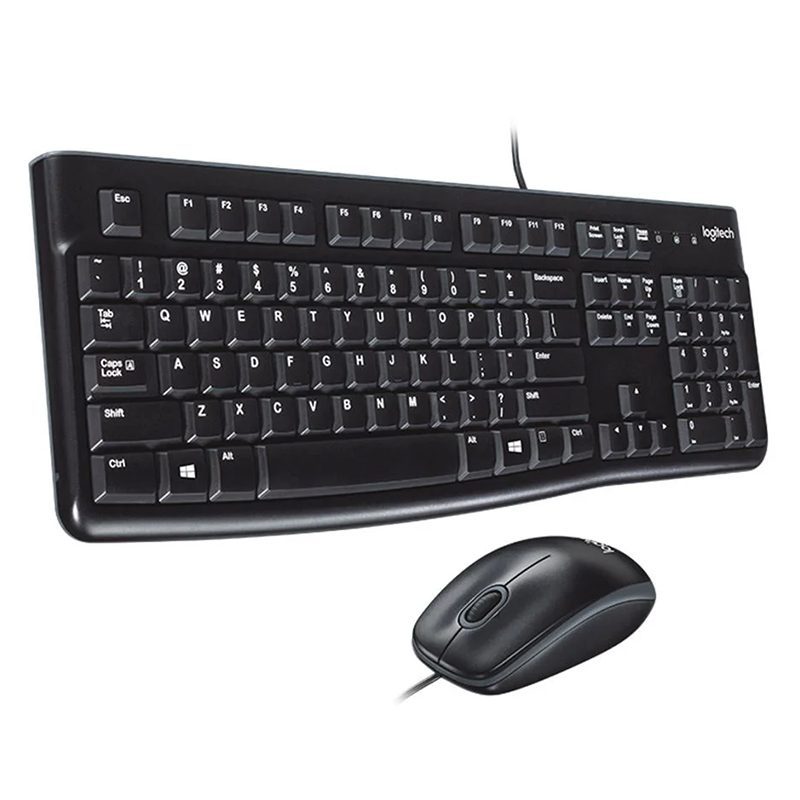 Logıtech Mk120 Usb Q Siyah Kablolu Klavye+mouse Set (4172)