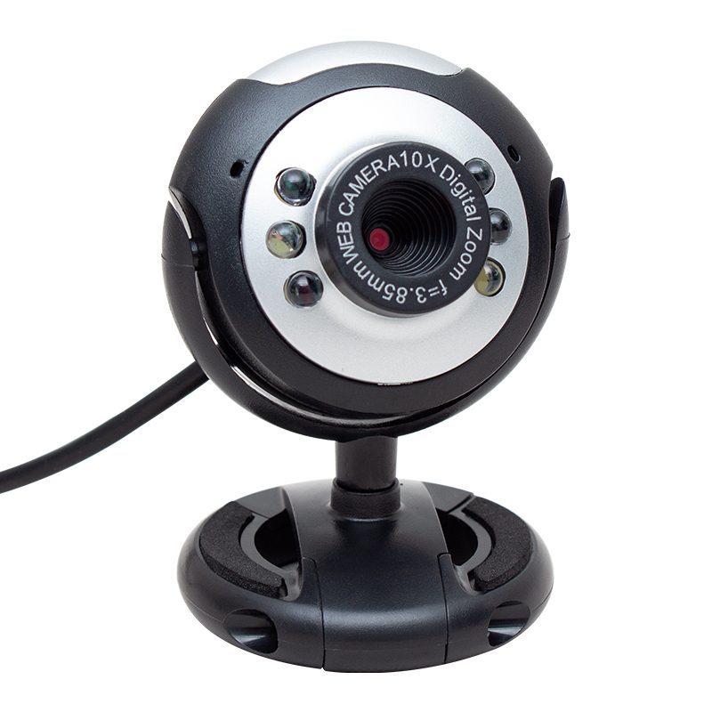 1.3 Mp 10x Zoom 6 Ledli Mikrofonlu Usb Webcam Kamera (4172)