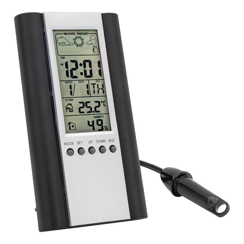 Termometre (ısı+nem Ölçer*saat*alarm) (4172)