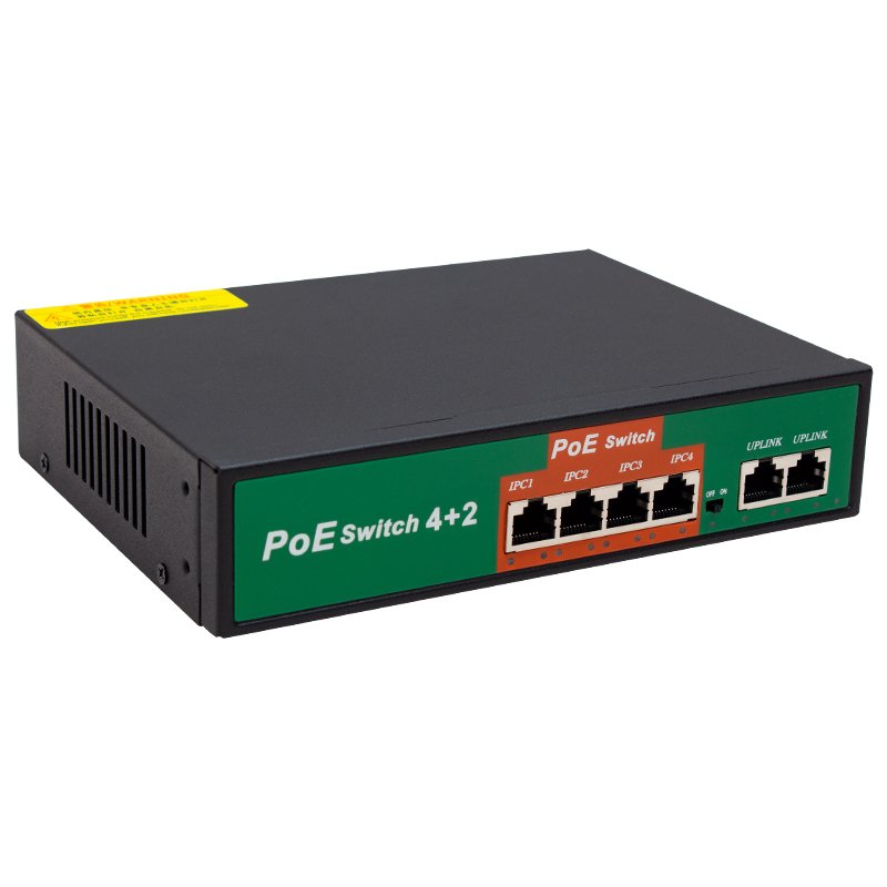 72w 10/100 Mbps 4+2 Port Poe Ethernet Swıtch (4172)