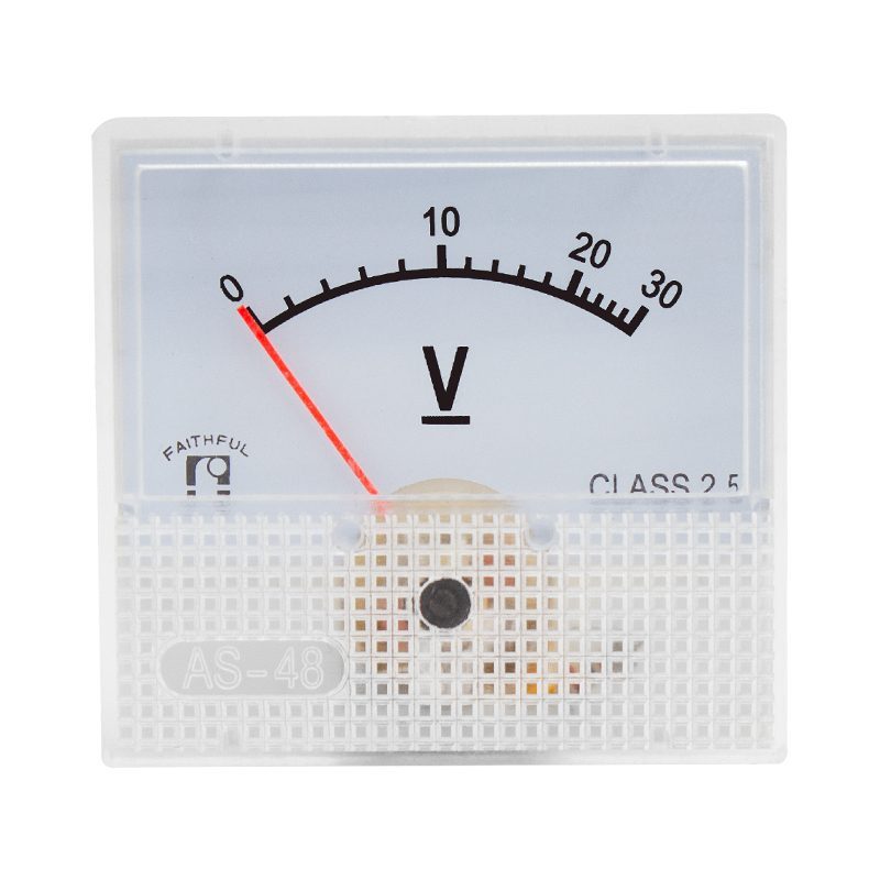 Dc Analog Voltaj Gösterge 45x48mm 0-30v Ic-230a (4172)