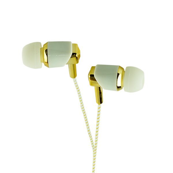 W-8 Mikrofonlu Kulak İçi Kulaklık ( Gold * Gri ) (4172)