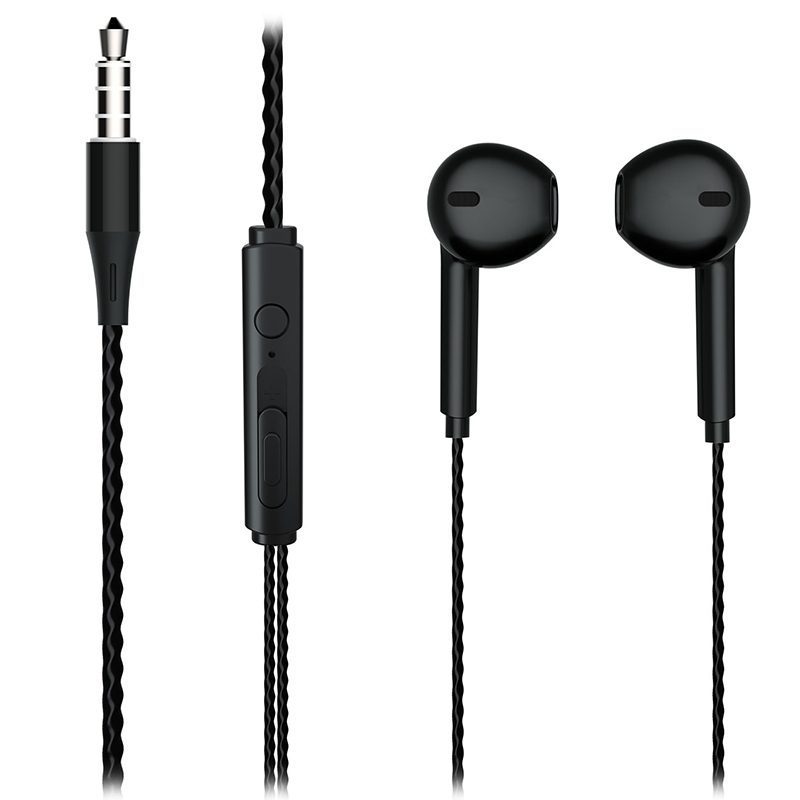 Lecoo Eh104b 3.5mm Jacklı Kablolu Kulak İçi Mikrofonlu Siyah Kulaklık (4172)