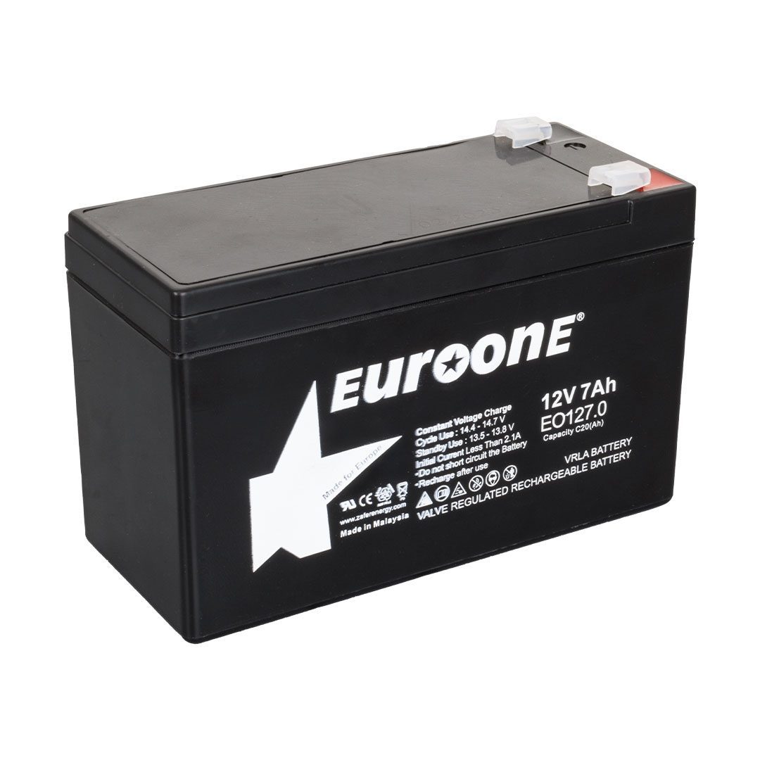 Euroone Eo127.0 12 Volt - 7 Amper Akü (150 X 65 X 90 Mm) (4172)