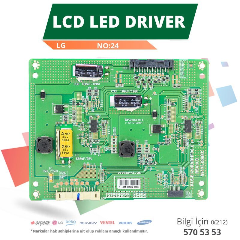 Lcd Led Driver Lg (6917l-0065c,kls-e320rabhf06 C Rev0.0) (lc320eun Sd U1) (no:24) (4172)