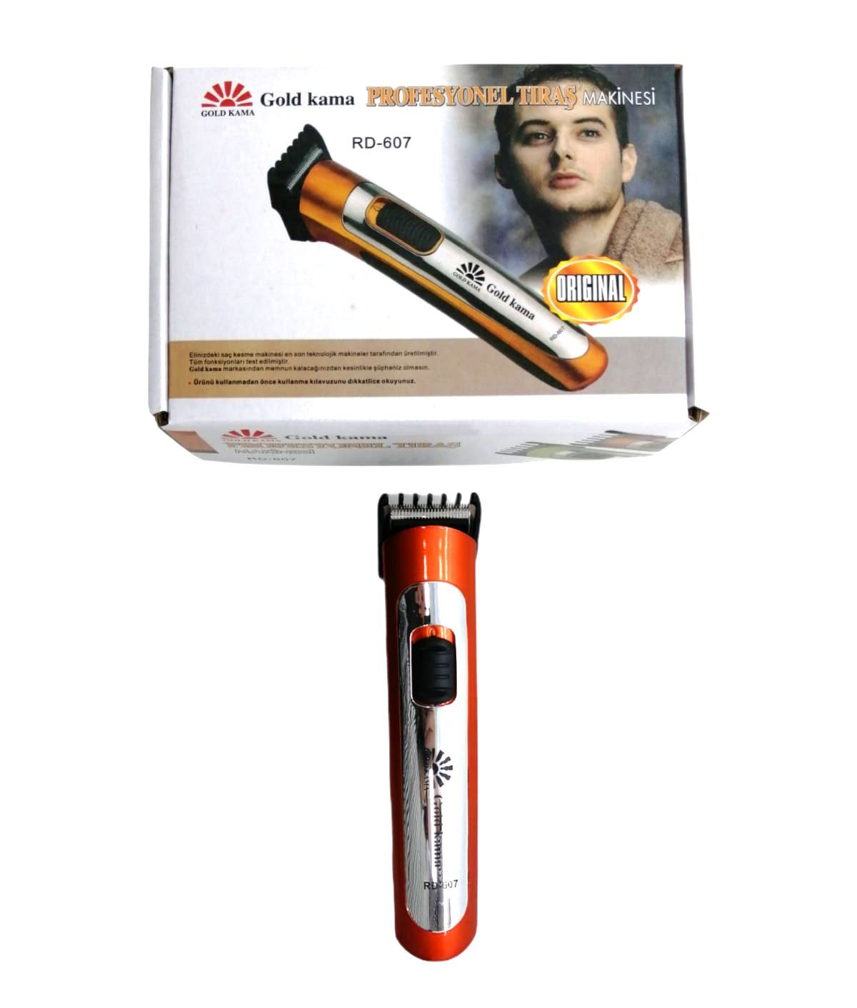 Standsız Saç Sakal Kesme Traş Makinesi Fiş Şarjlı - Ayarlı Tarak (4172)