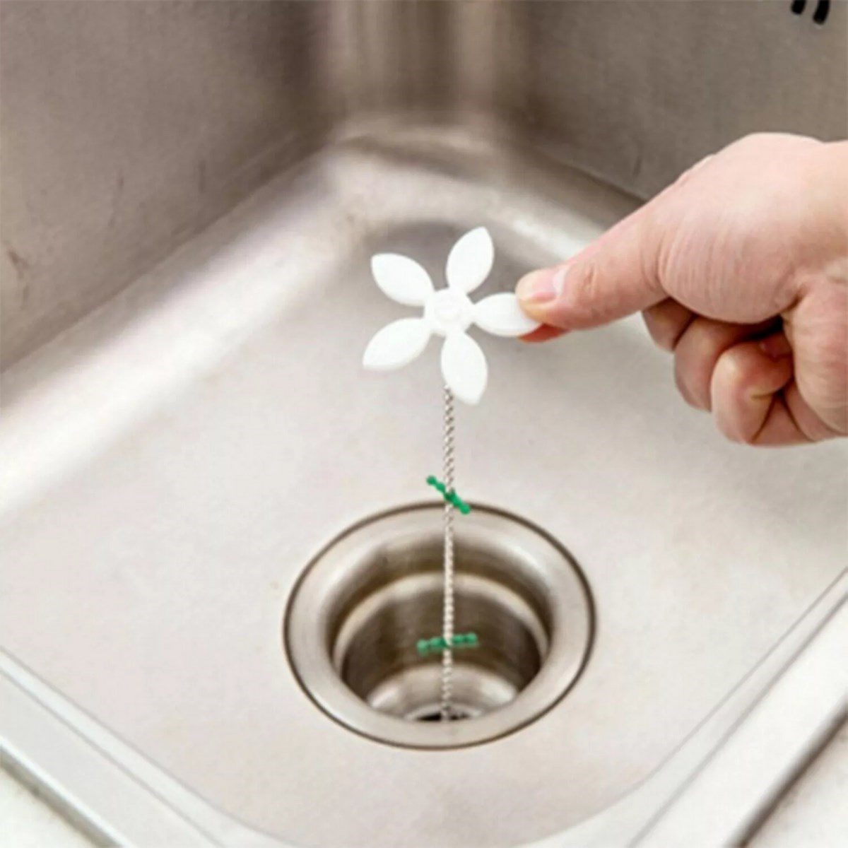Pratik Banyo Küvet Lavabo Gideri Tıkanma Önleyici Plastik Aparat (4172)