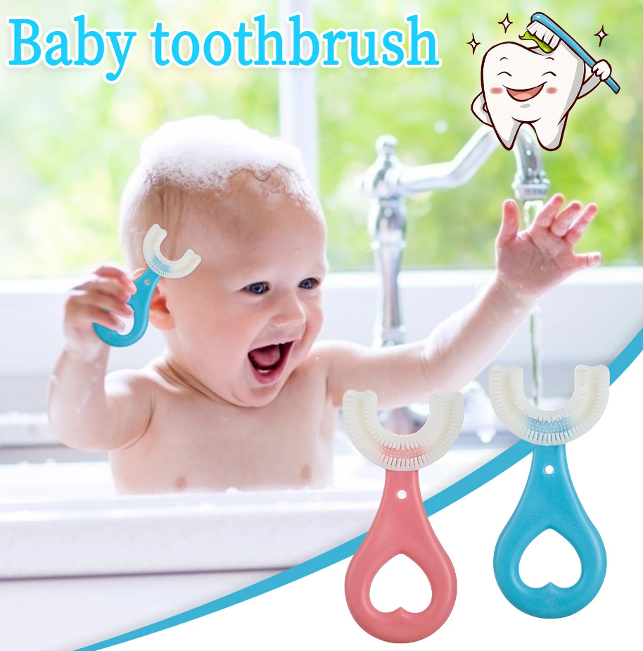 U Tipi Bebek Ağız Bakım Ve Diş Fırçası (4172)