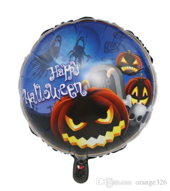 Happy Halloween Balkabağı Folyo Balon 18 İnç (4172)