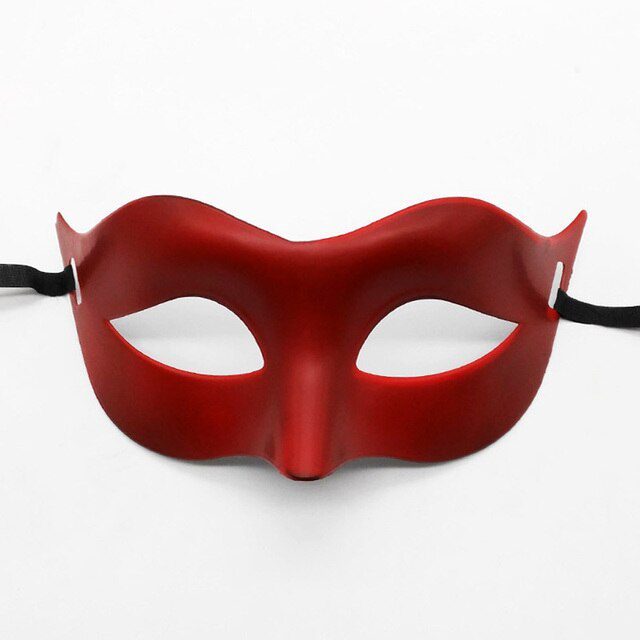 Kırmızı Renk Masquerade Kostüm Partisi Venedik Balo Maskesi (4172)