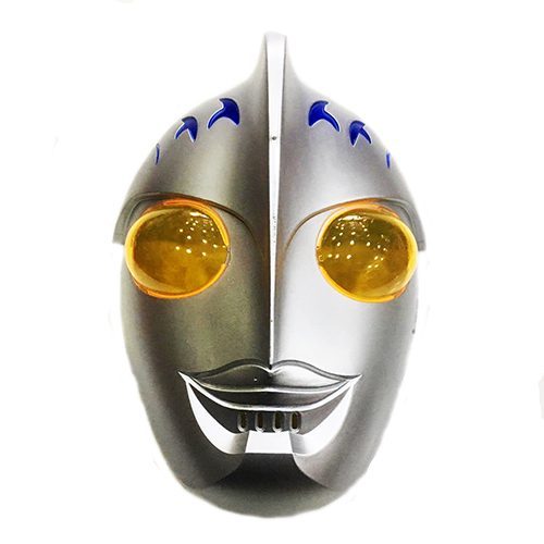 Plastik Uzaylı Maskesi Halloween Robot Maskesi (4172)