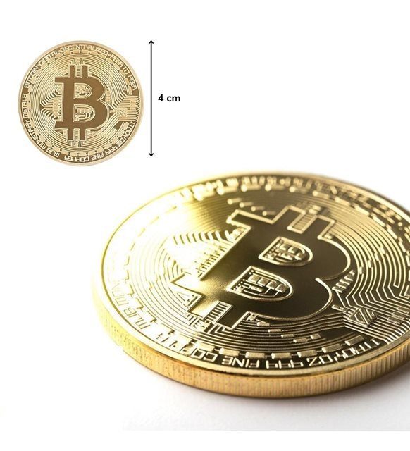 Bitcoin Madeni Hatıra Parası Hediyelik Para (4172)