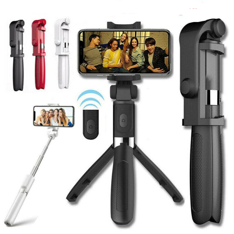 Selfie Stick L01 Bluetooth Kumandalı Selfie Çubuğu Tripod Monopod (4172)