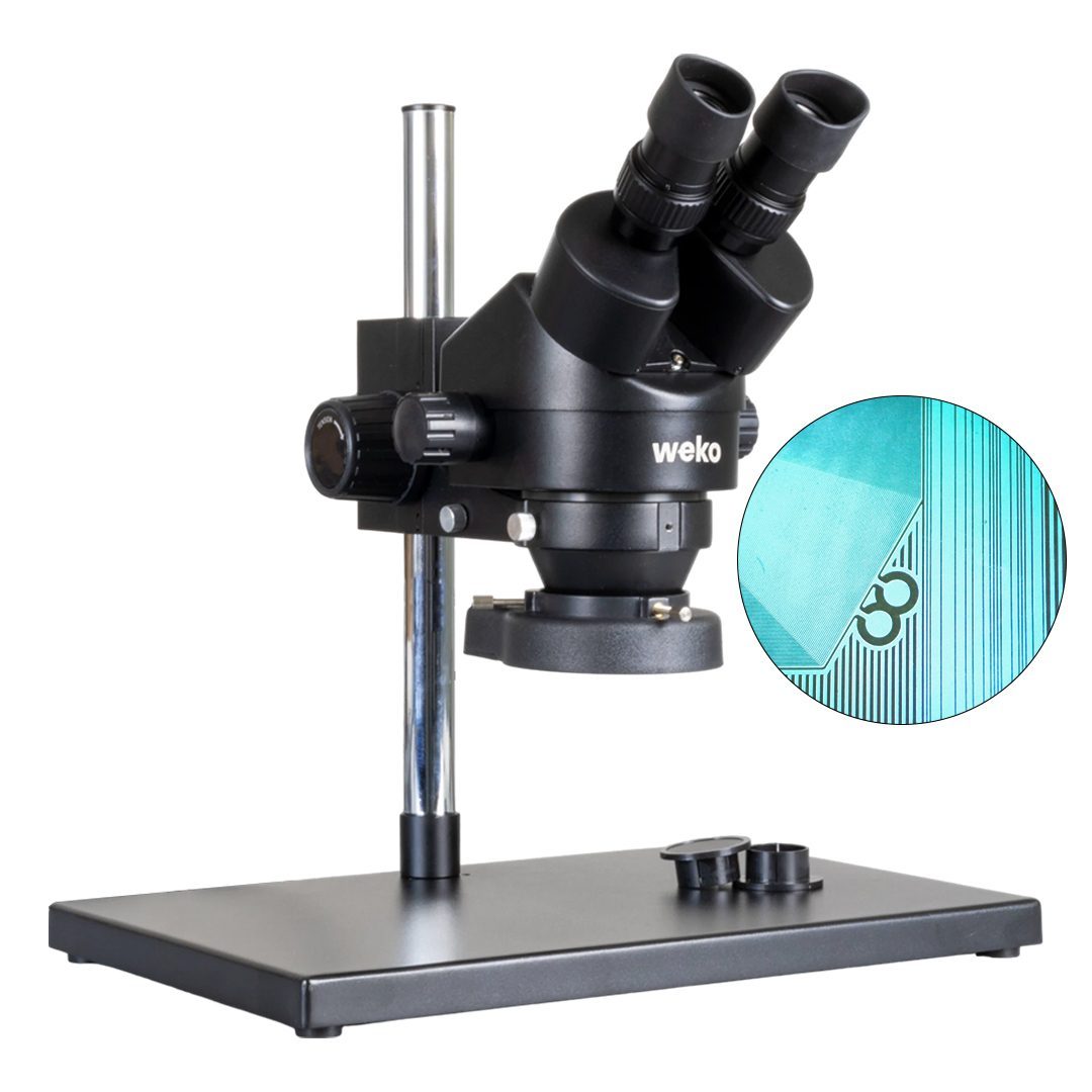 3.5-90x Manuel Büyüteç - Trinoküler Mikroskop (4172)
