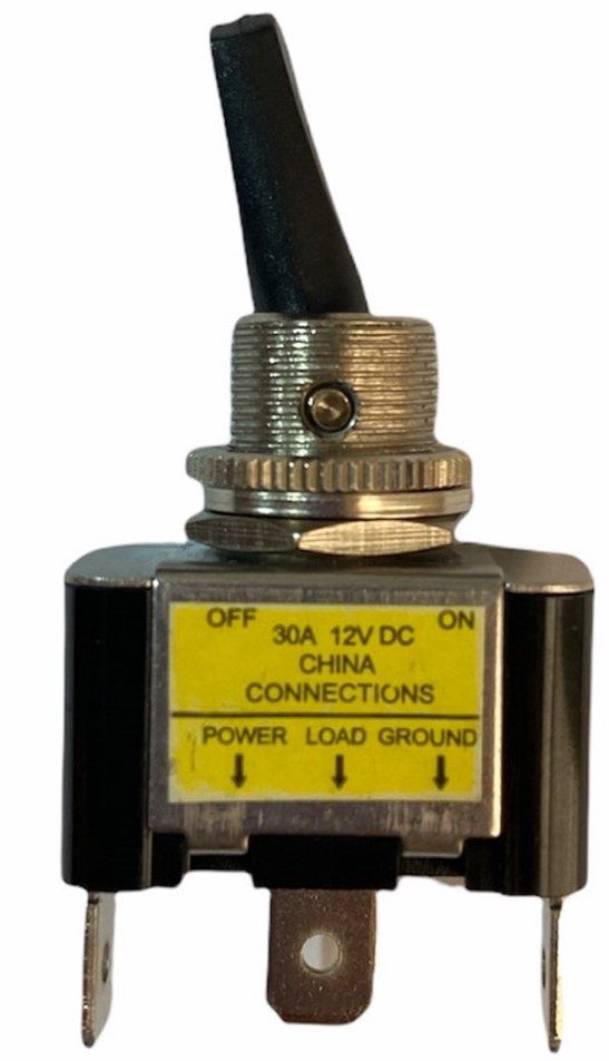 12 Volt Dc 30 Amper Toggle Switch On-off Işıklı (ıc-151b) (4172)