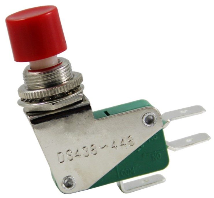 Micro Switch Ds-438 Kırmızı Butonlu Ø12mm (ıc-176e) (4172)