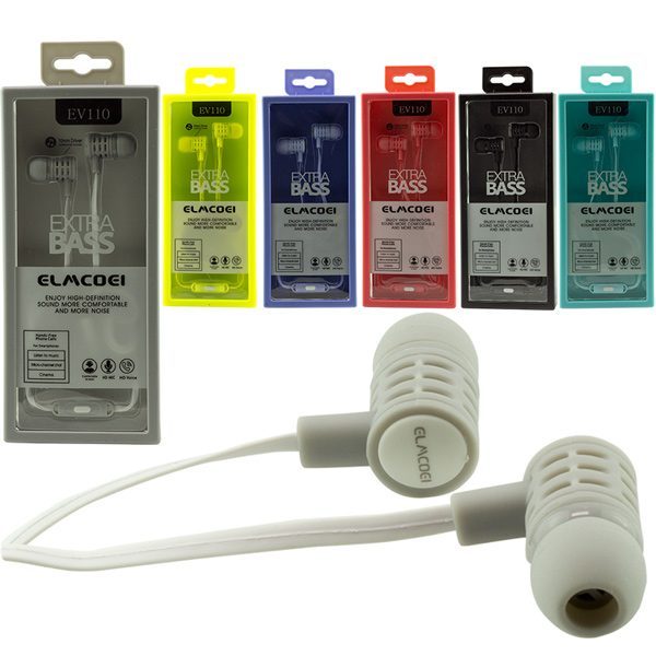Elmcoeı Ev110 Mikrofonlu Kutulu Renkli Kulak İçi Kulaklık (4172)