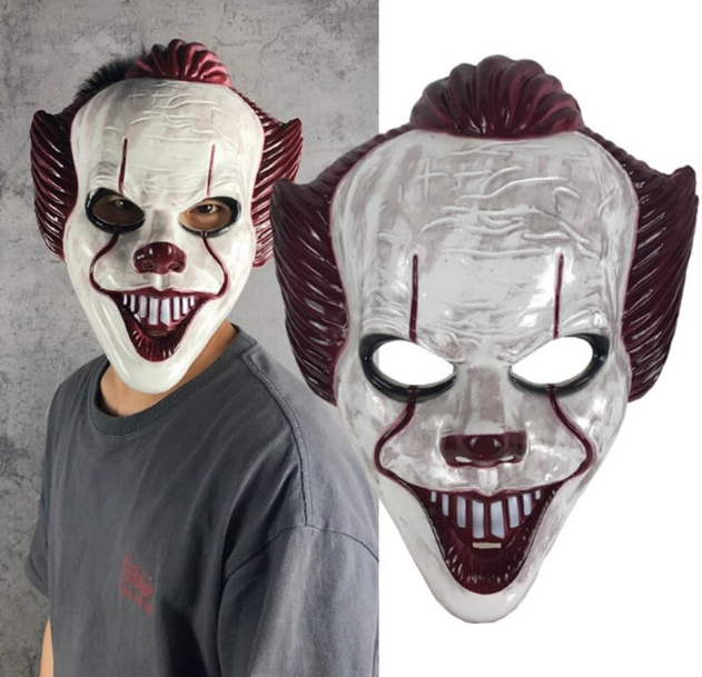 Plastik Joker Maskesi Killer Palyaço Maskesi (4172)
